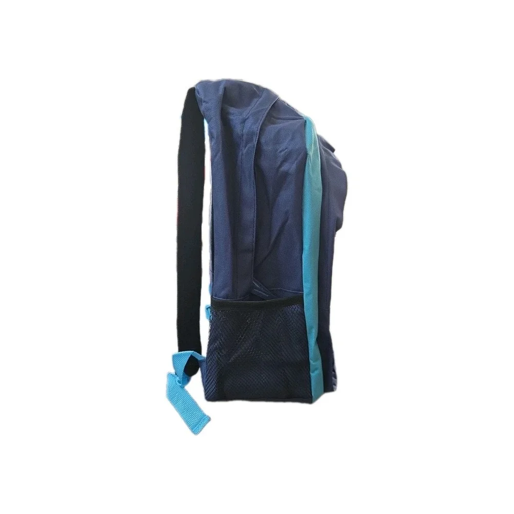 17 Inch Kids ‎ Teal And Blue Backpack With Side Pockets